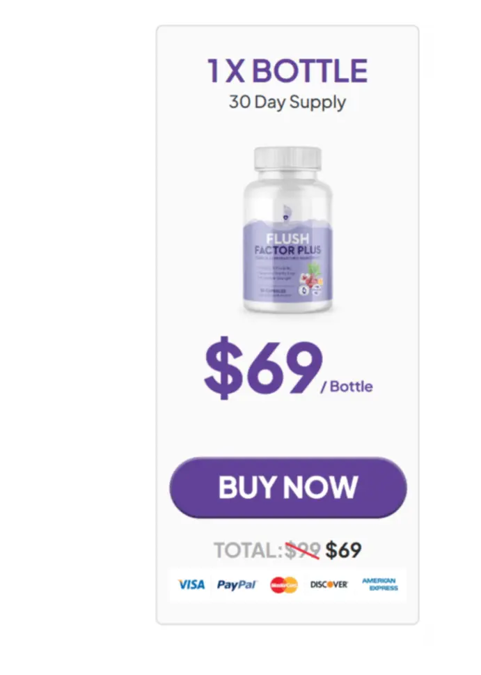 Flush Factor Plus Supplement Price Of 1 Bottle